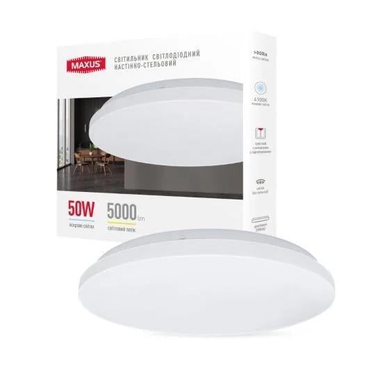 Настінно-стельовий LED-світильник Maxus Ceiling light Коло C 50W 4100K (27552212)