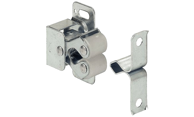 Засувка роликова Metalvis 32х28х13 мм цинк 1 шт. Білий (3M0003M06903228132)