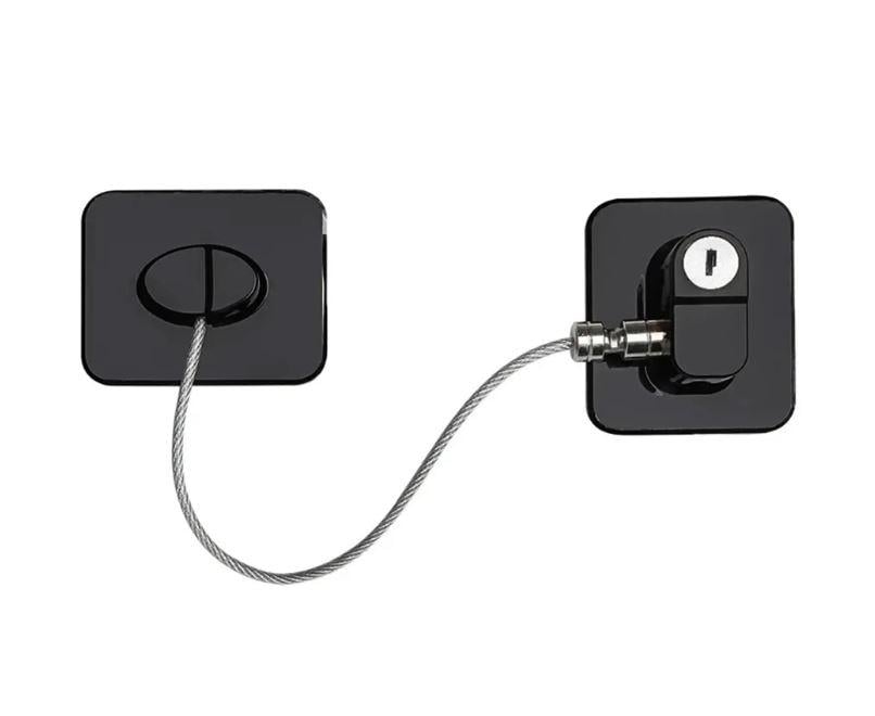 Замок безопасности блокиратор для детей не требующий сверления AND-93 Черный