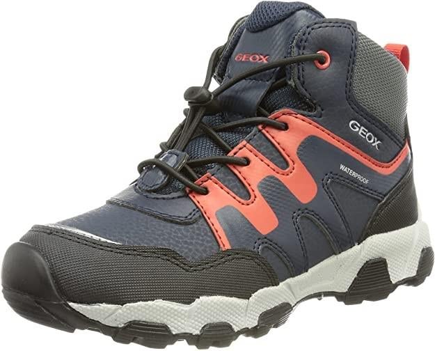Ботинки демисезонные Geox Magnetar р. EUR 29 Navy/Red (7502036)