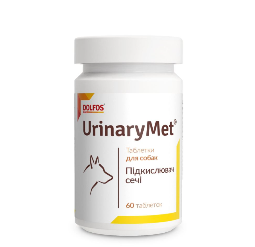 Ветпрепарат Dolfos UrinaryMet для собак и кошек 60 таб.