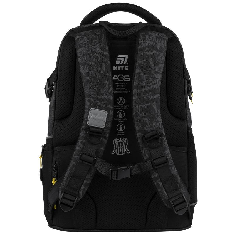 Рюкзак KITE Education Teens DC Batman DC25-727M - фото 6 Рюкзак KITE Education Teens DC Batman DC25-727M - фото 6