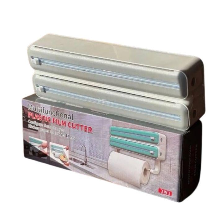 Диспенсер кухонный Plastic Film Cutter PLAT-01 3в1 для пленки фольги и полотенец - фото 5 Диспенсер кухонный Plastic Film Cutter PLAT-01 3в1 для пленки фольги и полотенец - фото 5