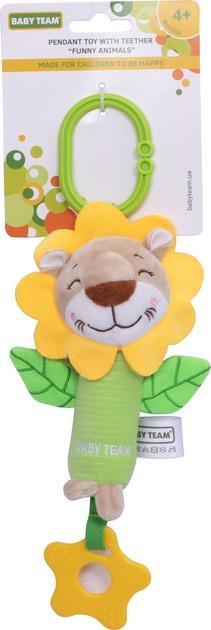 Игрушка-подвеска с прорезывателем Baby team Веселые животные (8525)