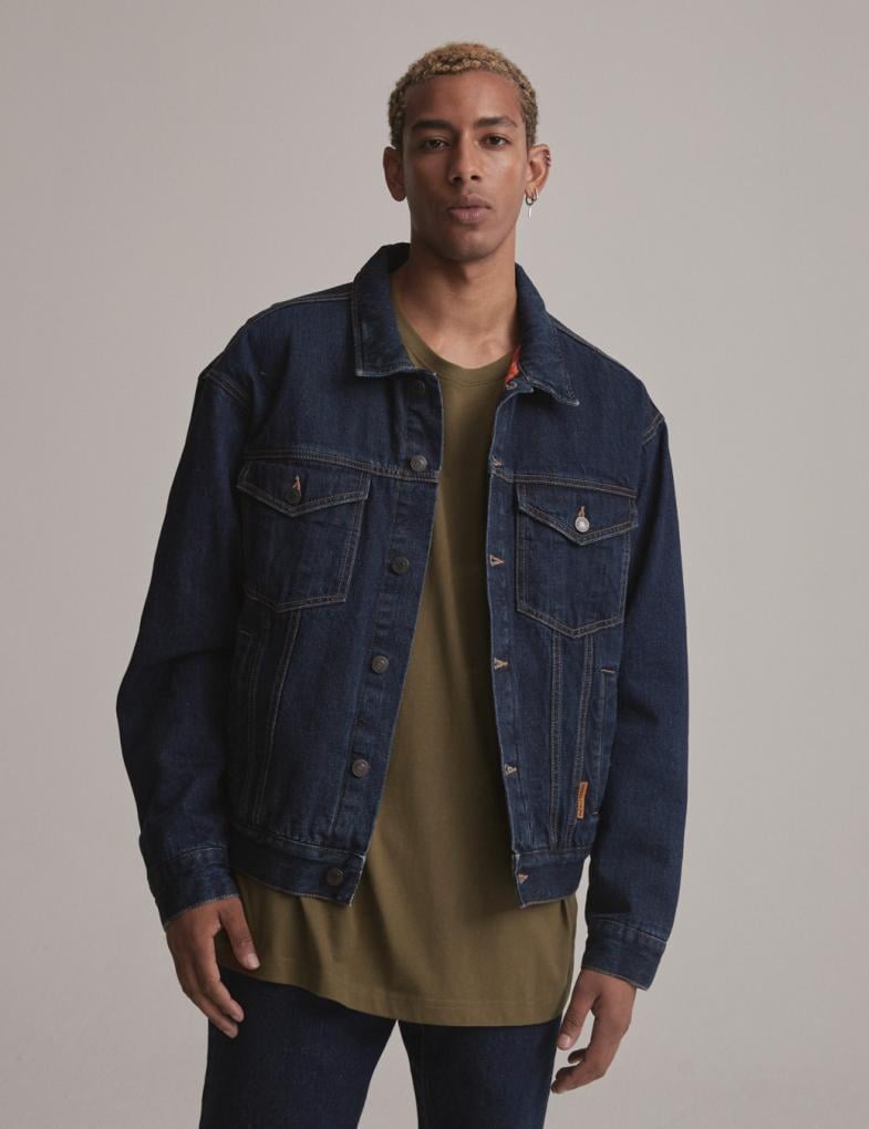 Куртка мужская джинсовая Diverse CLTN JEANO XL Синий (5902598938985)