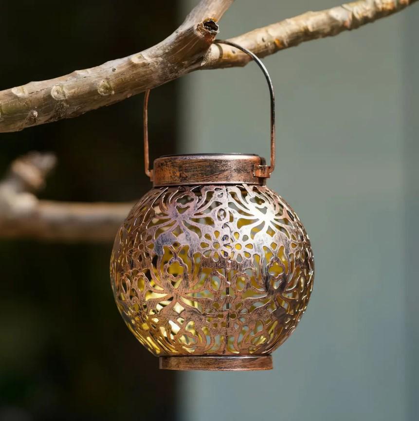 Фонарь-шар на солнечной батарее уличный Farsha металлический Бронзовый/Теплый белый (MX-00008712BR) - фото 4 Фонарь-шар на солнечной батарее уличный Farsha металлический Бронзовый/Теплый белый (MX-00008712BR) - фото 4