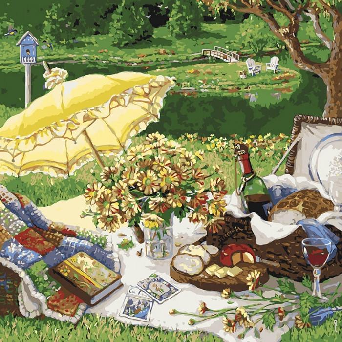 Картина по номерам Ідейка Пикник 40х40 см (KHO2517)