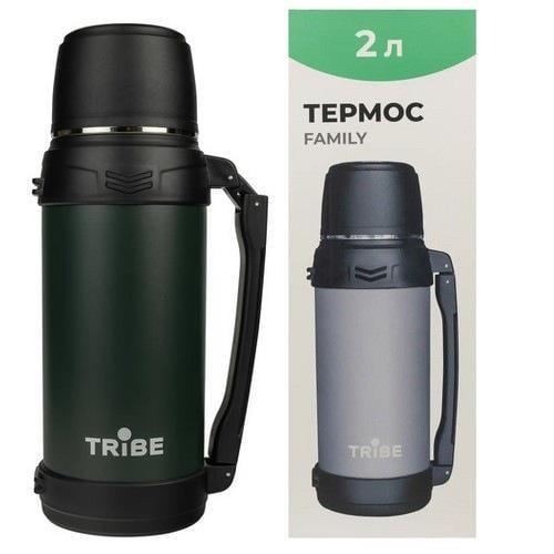 Термос Tribe Family line 34х15х15 см 2,0 л Оливковый (T-DG-0001) - фото 7 Термос Tribe Family line 34х15х15 см 2,0 л Оливковый (T-DG-0001) - фото 7