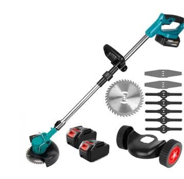 Триммер для газона газонокосилка на колесиках 14 насадок 48 W (DT-4) - фото 4 Триммер для газона газонокосилка на колесиках 14 насадок 48 W (DT-4) - фото 4