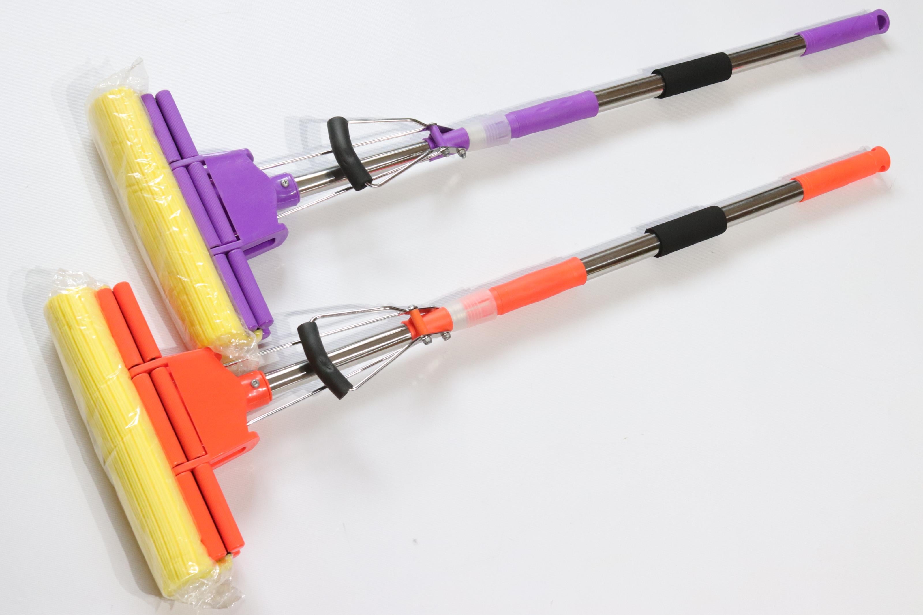 Швабра с двойным отжимом и пластиковой основой (4451) Швабра с двойным отжимом и пластиковой основой (4451)