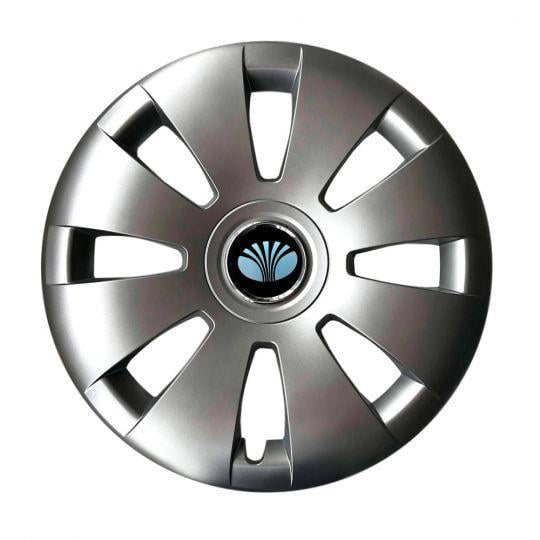 Ковпаки автомобільні SKS 423 R16 з логотипом Daewoo 4 шт. Сріблястий Ковпаки автомобільні SKS 423 R16 з логотипом Daewoo 4 шт. Сріблястий