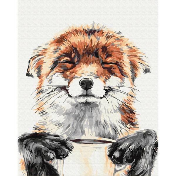 Картина за номерами Brushme Задоволена лисичка 40x50 см (bs32220) Картина за номерами Brushme Задоволена лисичка 40x50 см (bs32220)