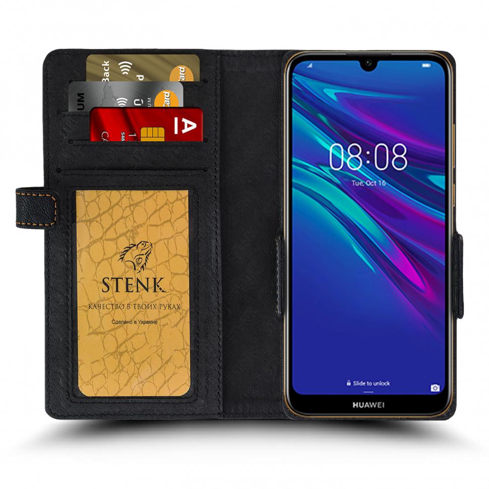 ᐉ Чехол книжка Stenk Wallet для Huawei Y6 2019 Черный (65734) • Купить в  Киеве, Украине • Лучшая цена в Эпицентр