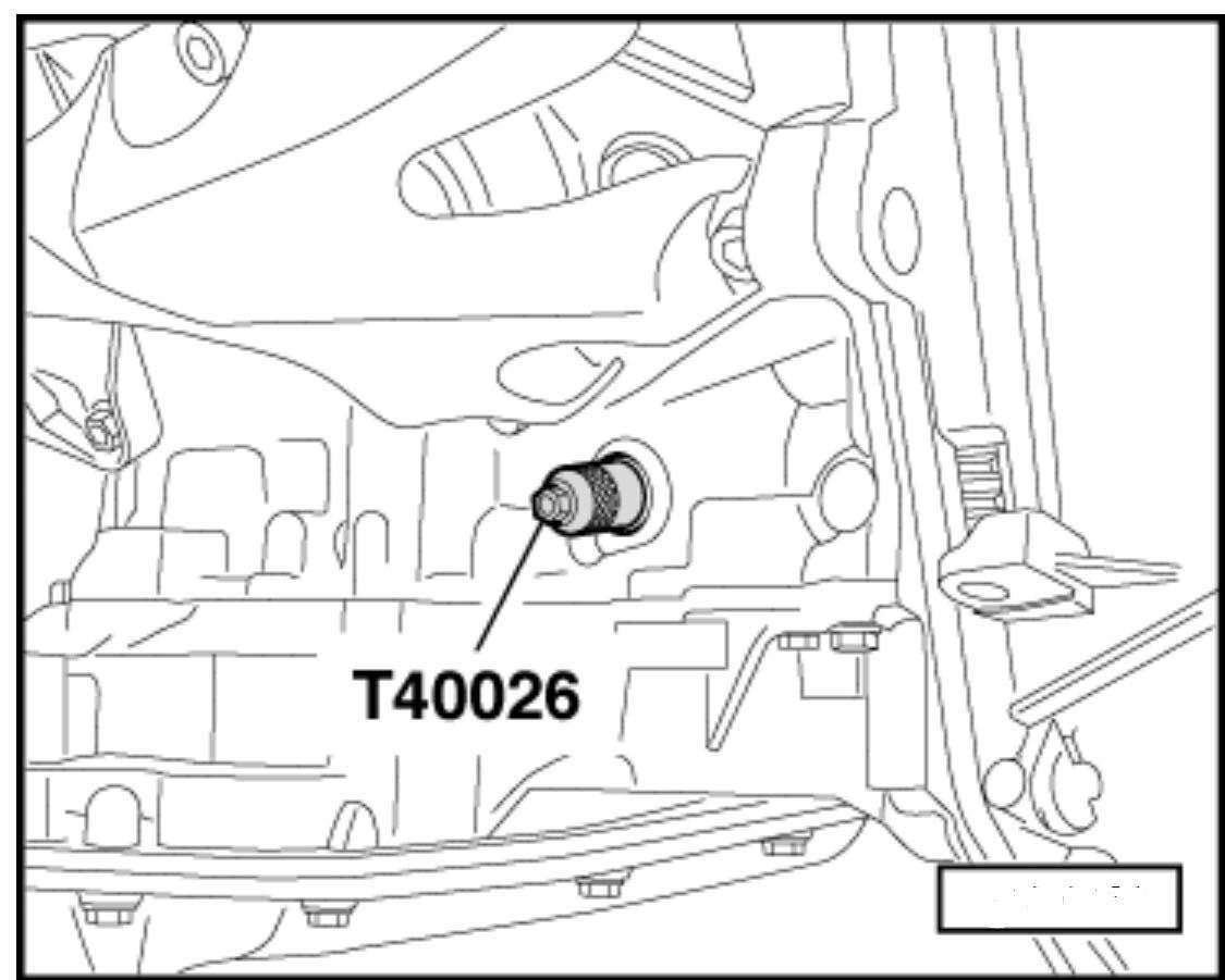 Фиксатор коленвала VAG T40026 (ATA-0509) - фото 2