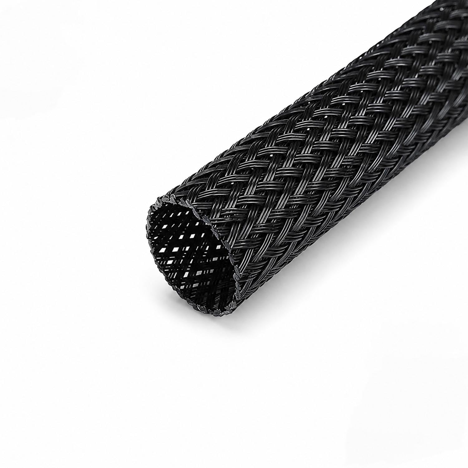 Оплетка для кабеля Tactix PET-12 11-21 мм 3/0,18 мм змеиная кожа 1 м Черный (PET-12)
