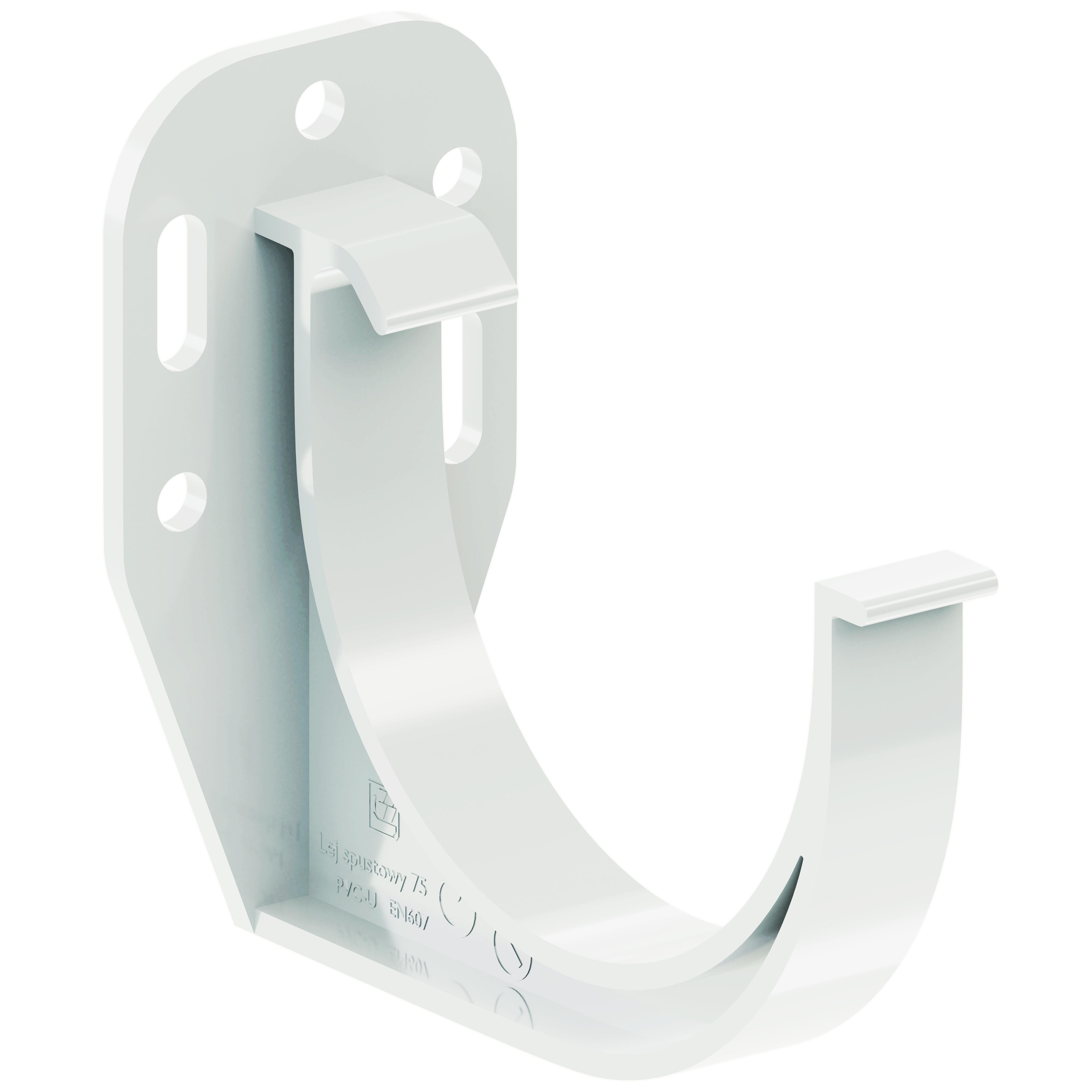 Кронштейн желоба KROP 130 мм Белый (2194)