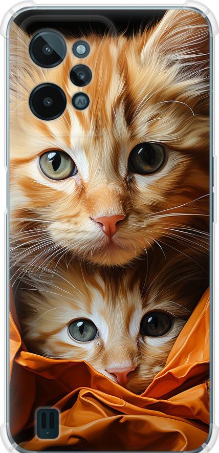Чехол на Realme C31 Котики 2 (5664sp-2593-42517)