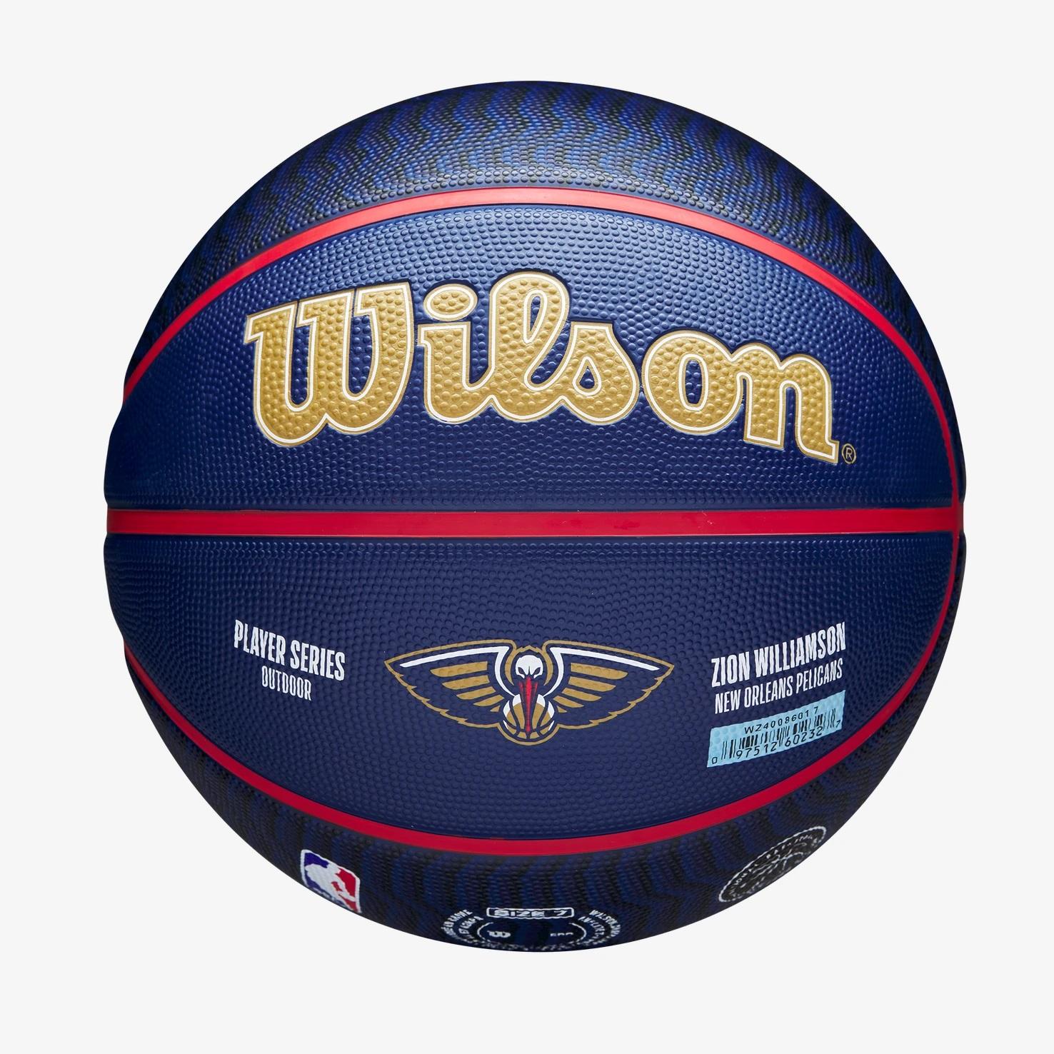 Баскетбольний м'яч Wilson NBA Player Icon Outdoor універсальний р. 7 (12211_102) - фото 2