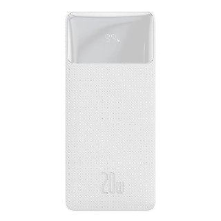 Повербанк Baseus Bipow Digital Display 20000 mAh 20W 3A с поддержкой быстрой зарядки 3A 2USB/1Type-C QC White (11523521) - фото 2