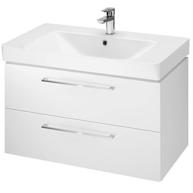 Тумба с умывальником подвесная Cersanit Lara&Mille Set B389 S801-361 80x46x45 см Белый (218738)