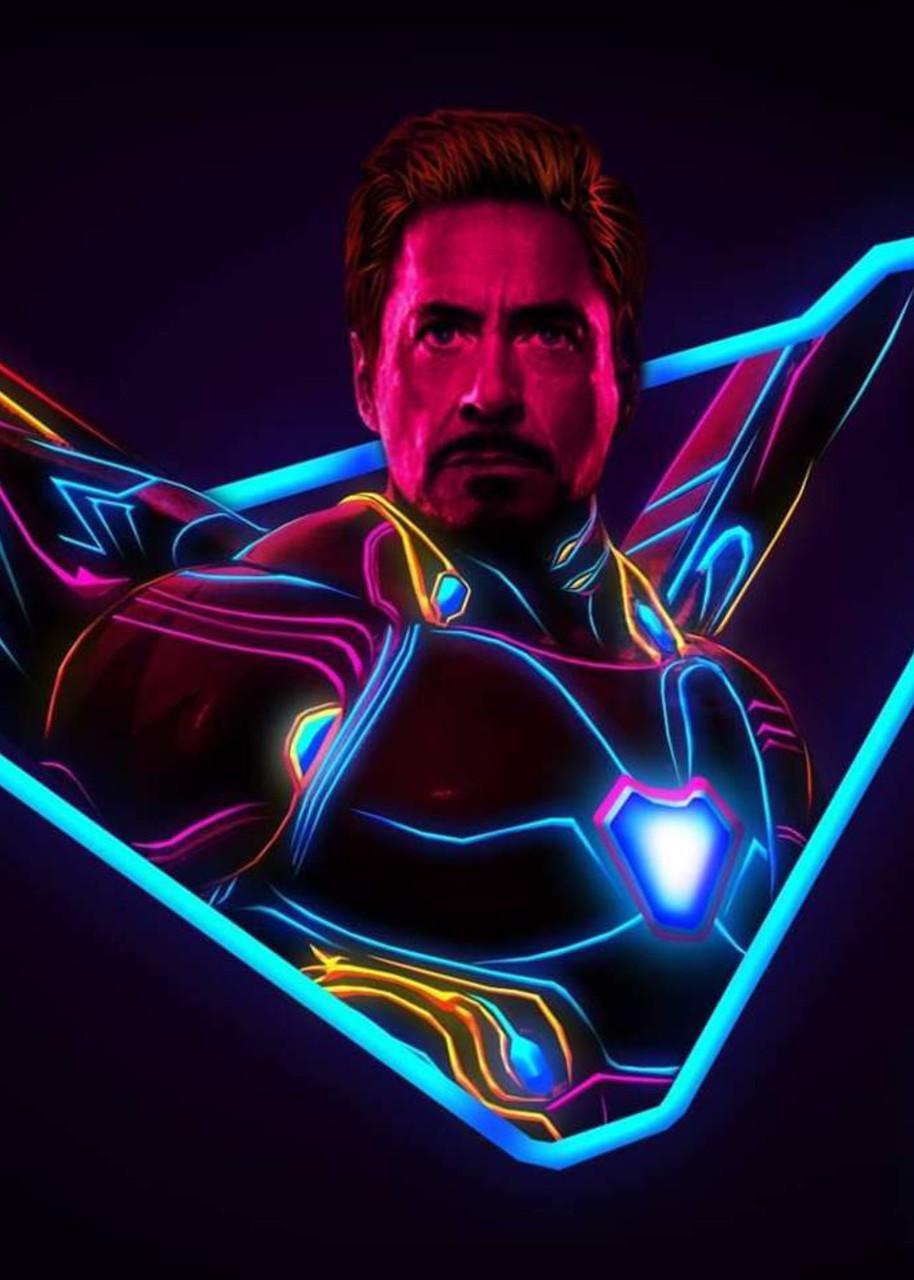 Картина GeekLand Iron Man Неон (IM.09.092)
