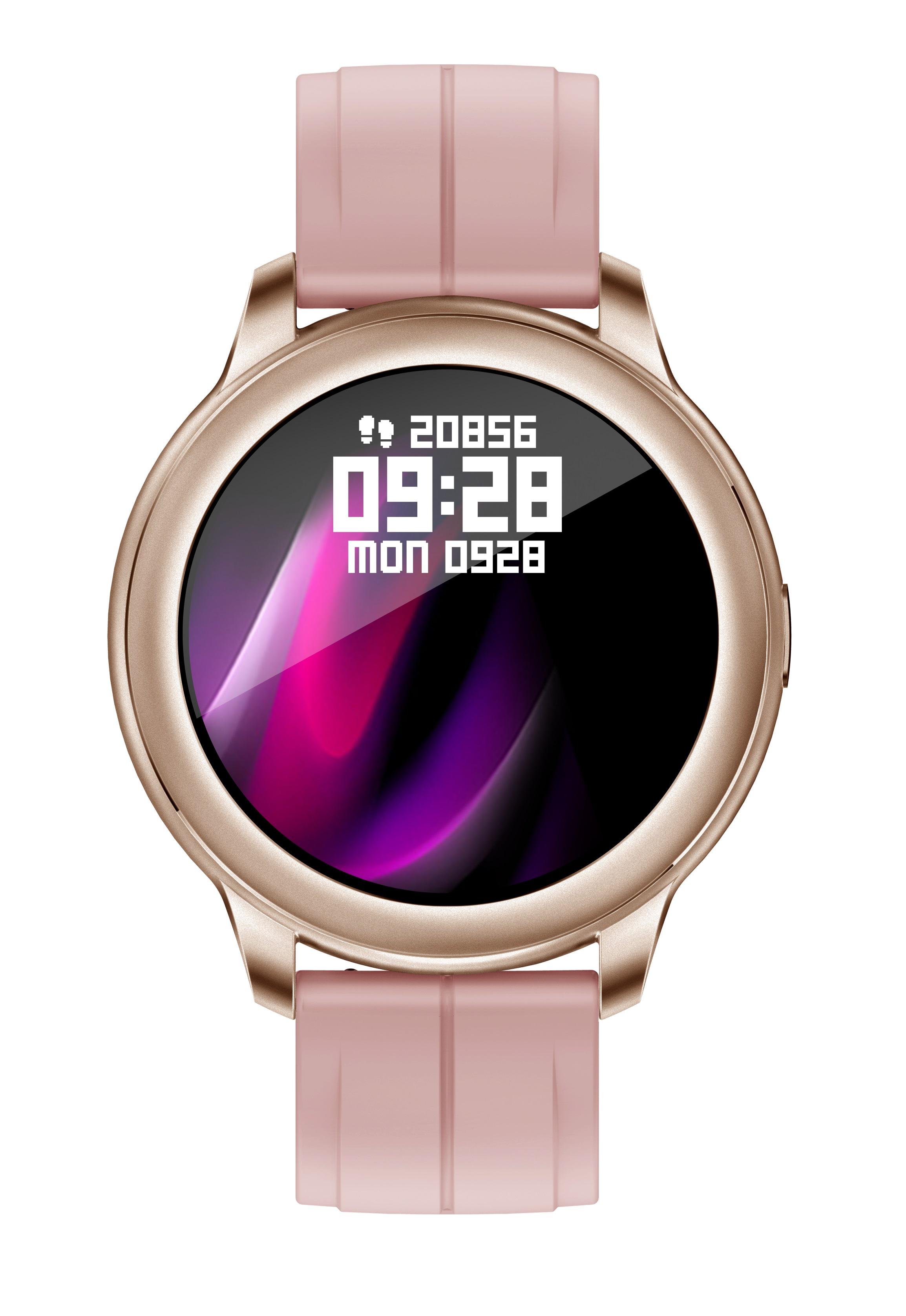 Розумний годинник Globex Smart Watch Me AERO Gold pink - фото 13