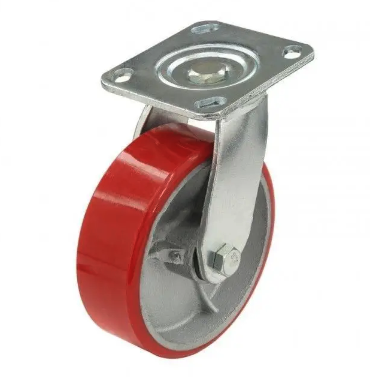 Колесо SA 100 поворотне чавун/поліуретан 100 мм