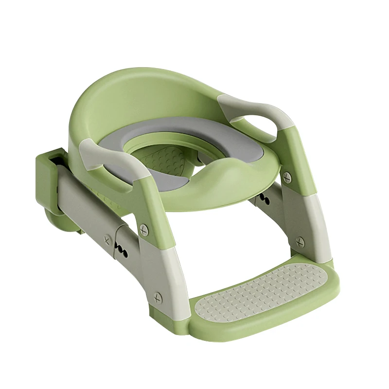 Сидение на унитаз детское с лестницей и ручками (MA605green)