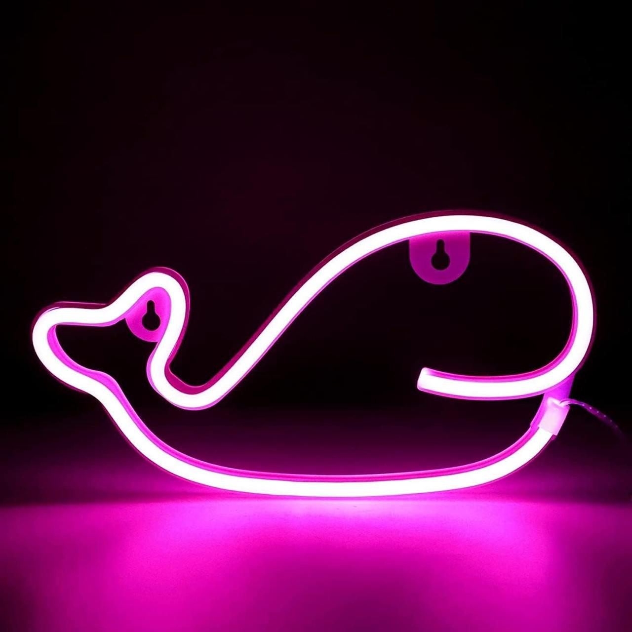 Світильник настінний Decoration Lamp Whale на батарейках і USB Рожевий (747806) - фото 3 Світильник настінний Decoration Lamp Whale на батарейках і USB Рожевий (747806) - фото 3