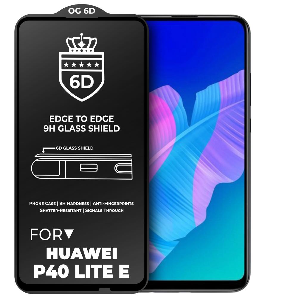 Защитное стекло 6D OG Crown для Huawei P40 Lite E Black (18999)