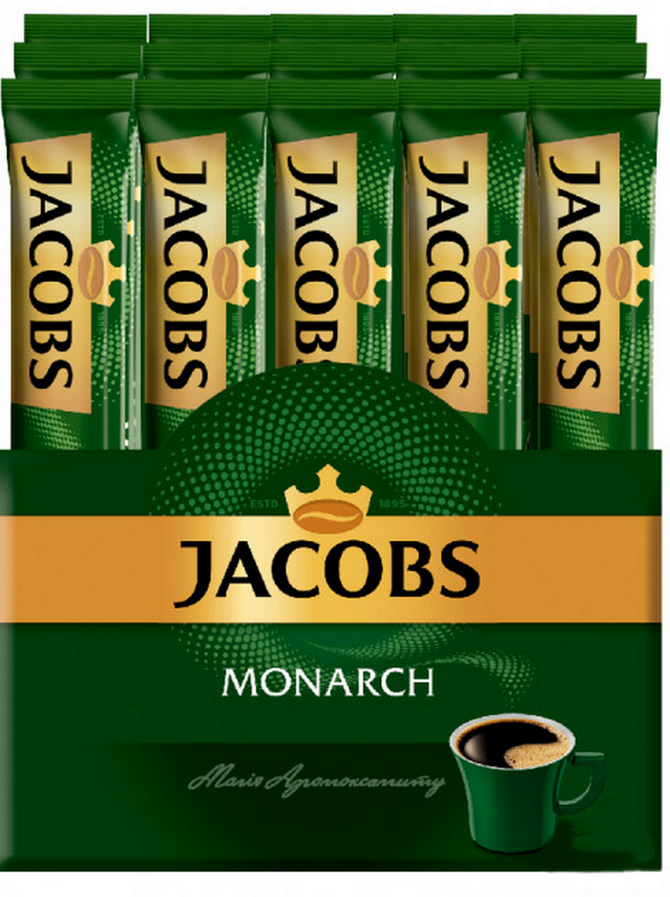 Кофе в стиках Jacobs Monarch 1,8 г 26 шт. (1244333055)