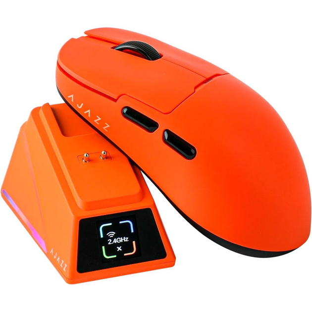 Мышь беспроводная Ajazz Aj159 Apex PixArt PAW3950 Orange - фото 6