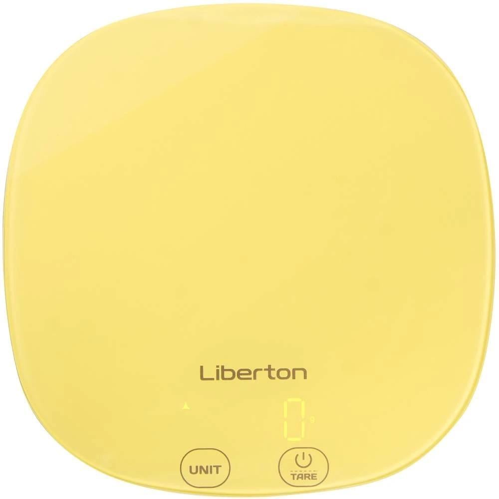Ваги кухонні Liberton LKS-0718 до 10 кг Жовтий (2881189678)