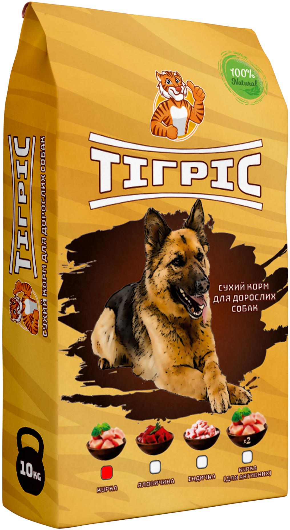 Корм сухой для собак Тігріс с курицей 10 кг (4820268550866) Корм сухой для собак Тігріс с курицей 10 кг (4820268550866)