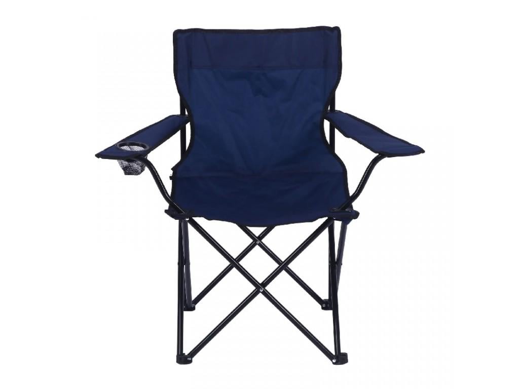 Кресло туристическое рыболовное складное Синий (26350780)