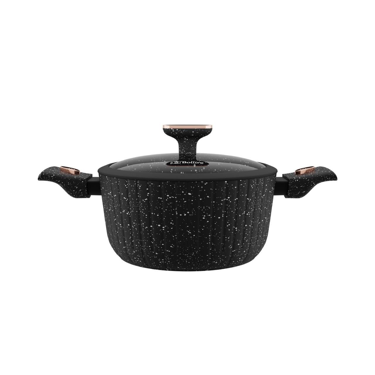 Кастрюля Bollire Sicilia с антипригарным покрытием и крышкой 24 см 4,5 л (BR-1503)