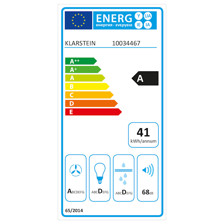 Витяжка для кухні KLARSTEIN Lumiera з підсвічуванням 70 см 750 м3/год. (10034467) - фото 9