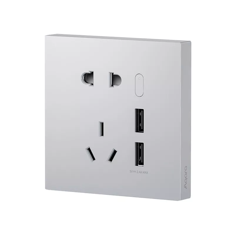Розумна розетка Aqara H1 Smart Socket Zigbee 3.0 QBCZ15LM White