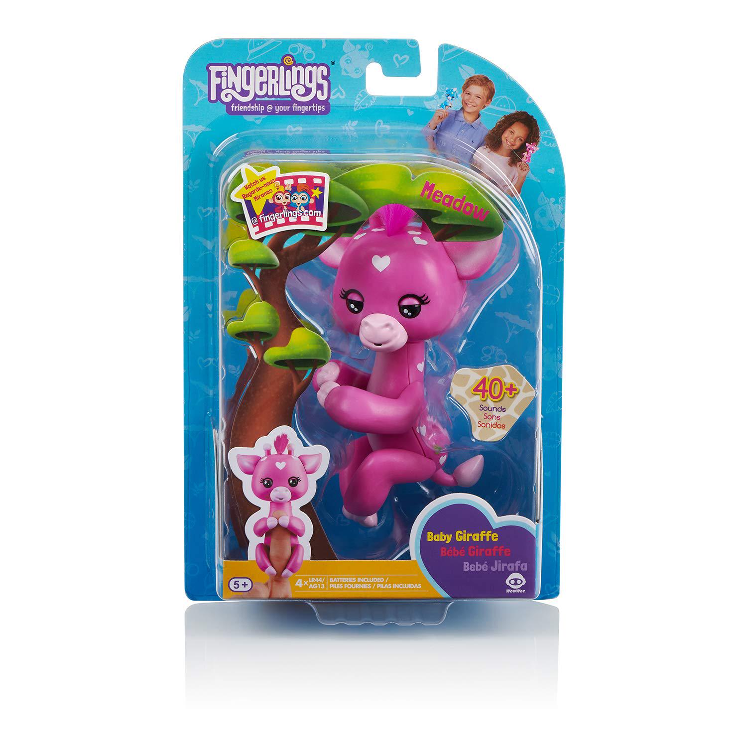 Интерактивная фигурка Жираф Луг WowWee Fingerlings Giraffe Meadow (3555)