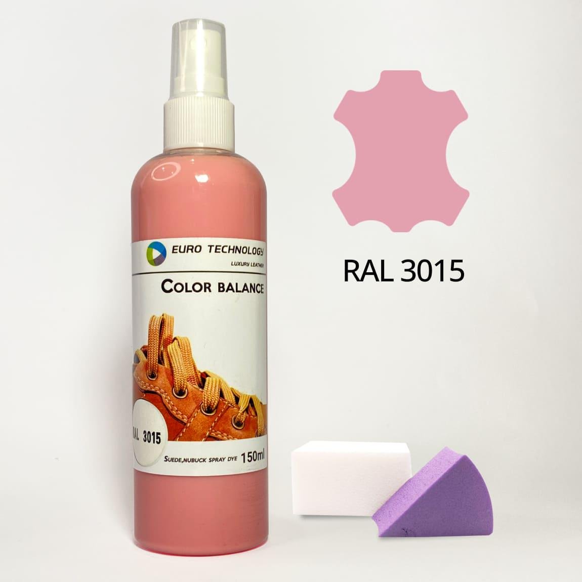 Спрей-фарба Euro Technology для замші/велюру/нубуку 150 мл Світлий рожевий RAL 3015 - фото 2 Спрей-фарба Euro Technology для замші/велюру/нубуку 150 мл Світлий рожевий RAL 3015 - фото 2