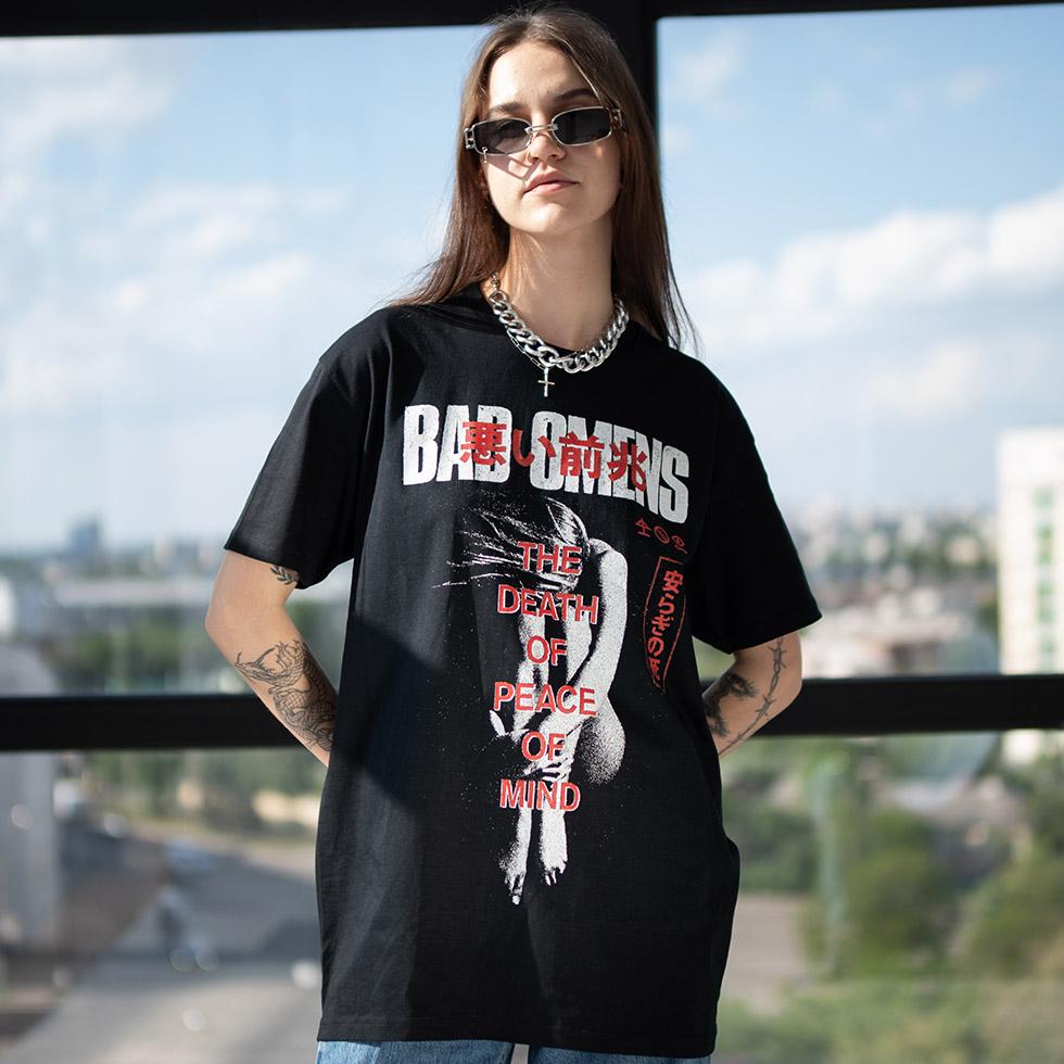 Футболка унісекс Bad Omens The Death Of Peace Of Mind L Чорний (00000000066)