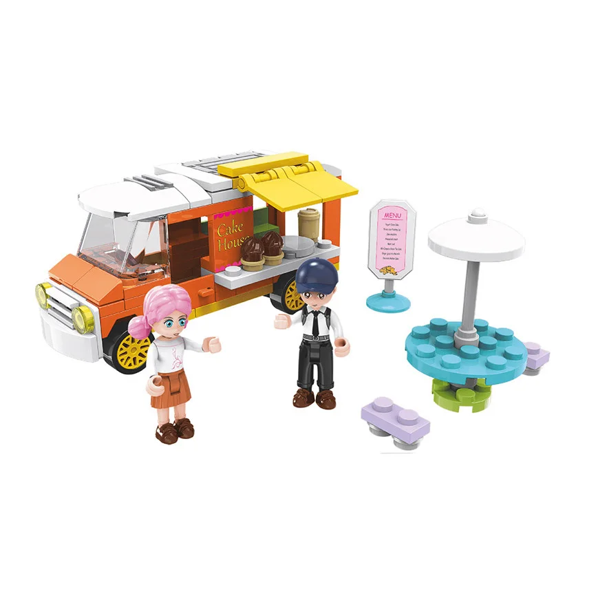 Конструктор дитячий Bambi Машинка-кафе KB 124 116 деталей (RLT28950) Конструктор дитячий Bambi Машинка-кафе KB 124 116 деталей (RLT28950)