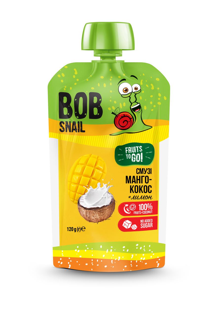 Пюре фруктове Bob Snail Смузі Манго-кокос-лимон пастеризоване 120 г (2302864569) Пюре фруктове Bob Snail Смузі Манго-кокос-лимон пастеризоване 120 г (2302864569)