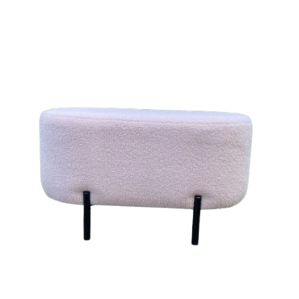 Пуф-банкетка Atlanta м'який/довгі ніжки Рожевий (27920826) - фото 2