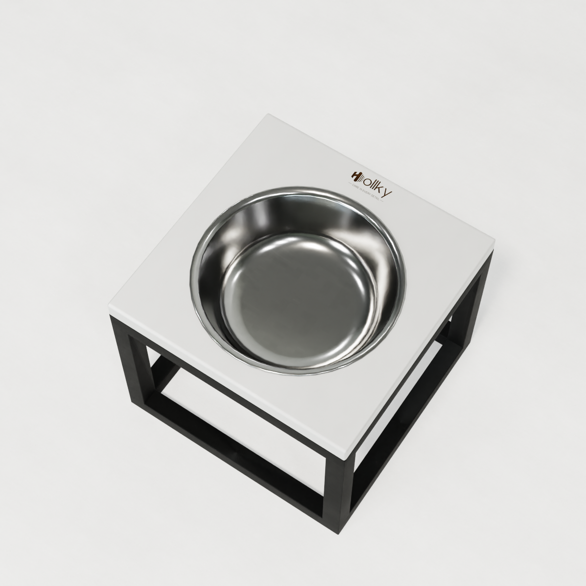 Миска на підставці для великих собак Hollky Base Solo XL 1,8 л (XL-262620-BLWH) - фото 8 Миска на підставці для великих собак Hollky Base Solo XL 1,8 л (XL-262620-BLWH) - фото 8