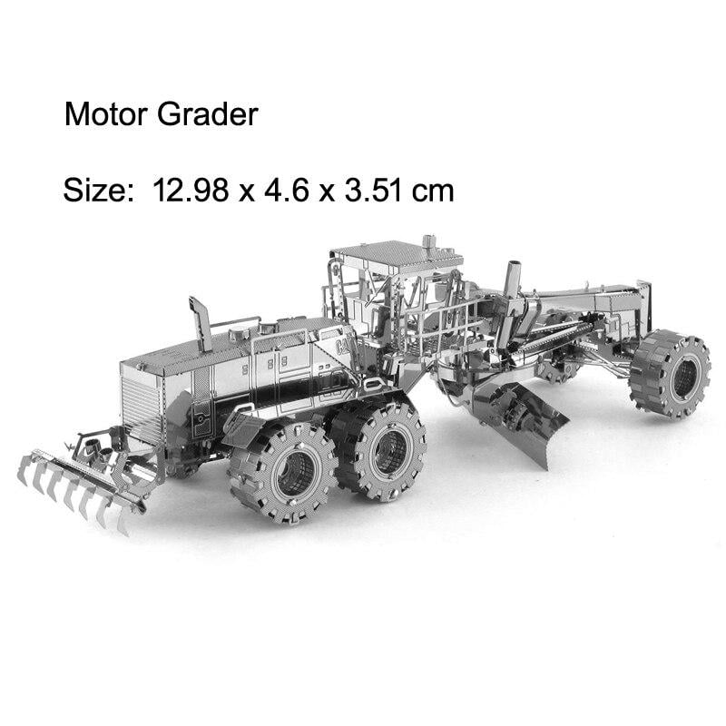 Пазл металлический 3D Motor Grader 12,98x4,6x3.51 см (2780) - фото 2