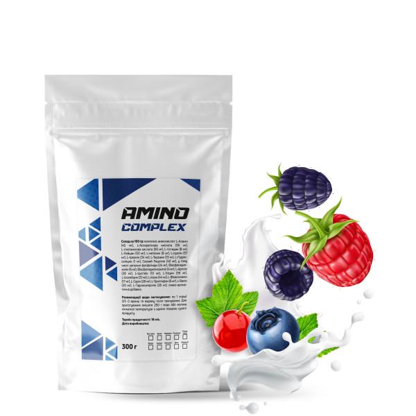 Аминокомплекс Amino Complex Лесные ягоды 90% белка на 12 порций 300 г (21-125-am-l300)