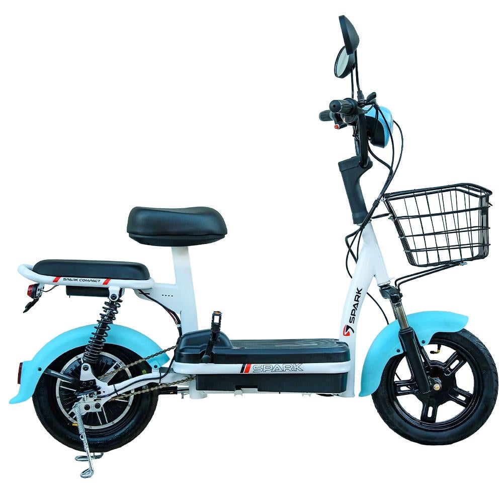 Велосипед з електромотором Spark COMPACT 14" 48V 400W 12 Ah Блакитний (2734405175)
