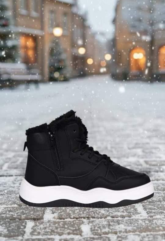 Кроссовки женские Loretta K961 зимние р. 40 Черный (30823537) - фото 2