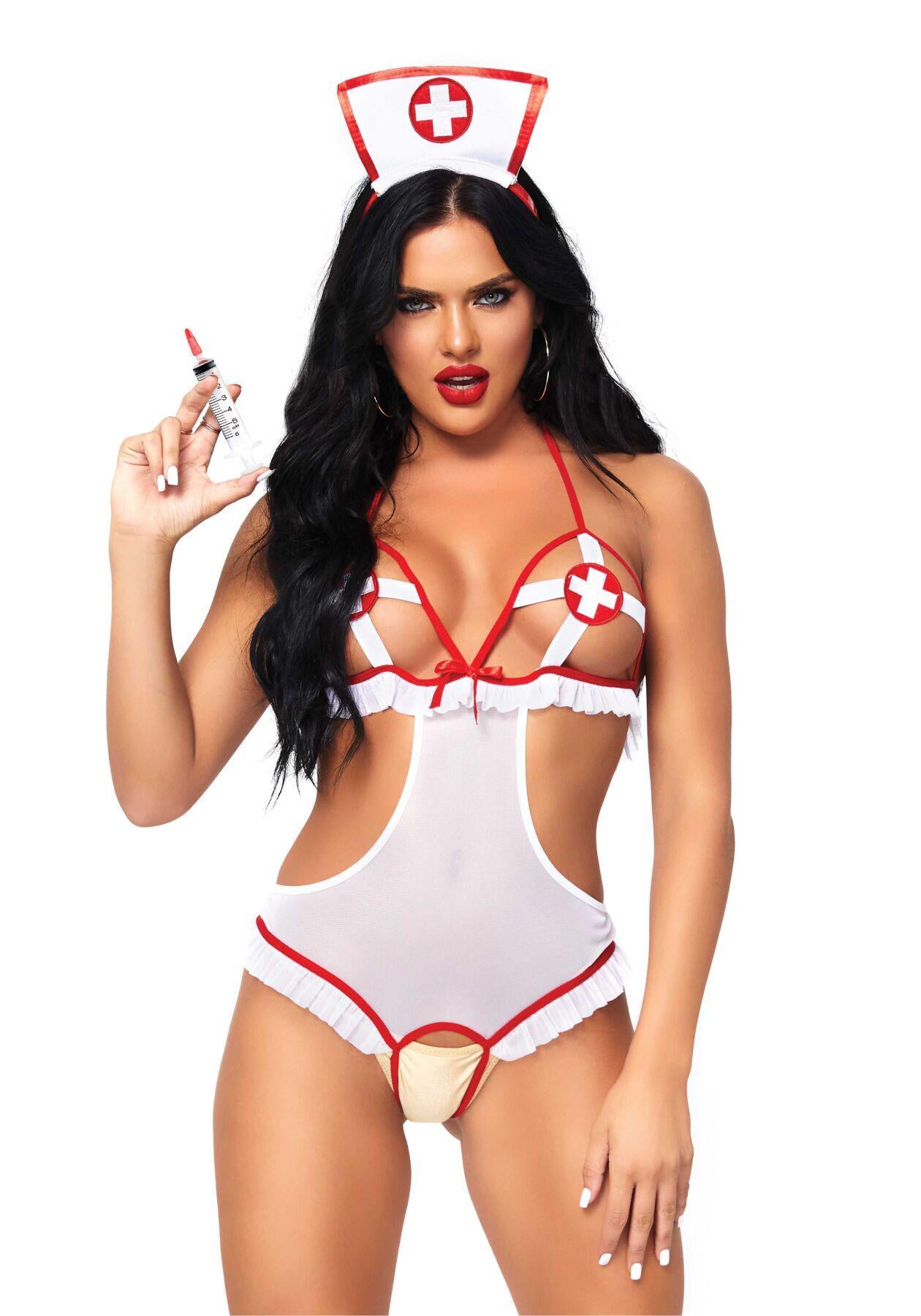 Костюм медсестры Leg Avenue Naughty Nurse